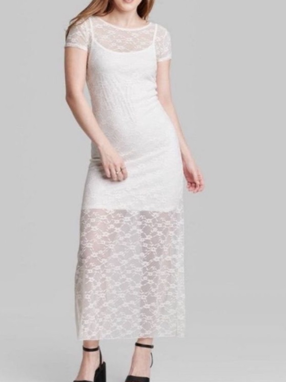 Wild Fable White Lace Dress Size XS